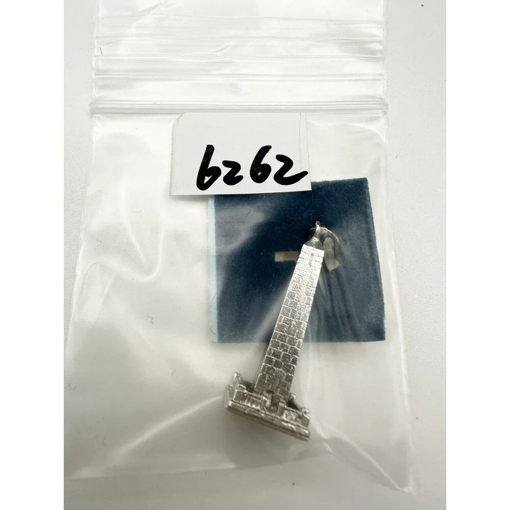 Washington Monument DC 3D 925 Solid Sterling Silver Charm Pendant